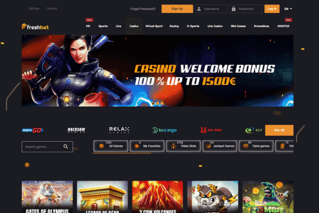 Freshbet Gambling Enterprise Spiltilbud
